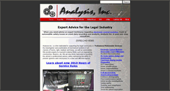 Desktop Screenshot of analysis-inc.com